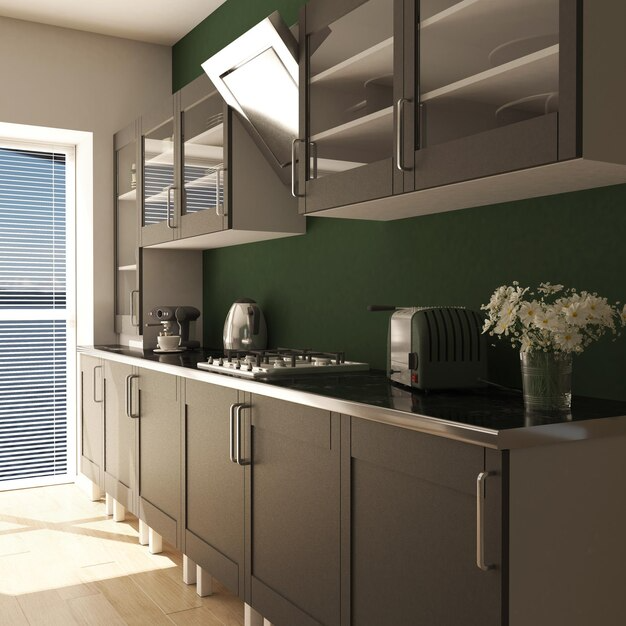 L-Shaped Kitchen